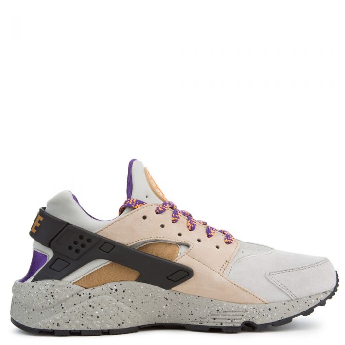 Air Huarache Run LINEN/GOLDEN BEIGE-BLACK-COURT PURPLE