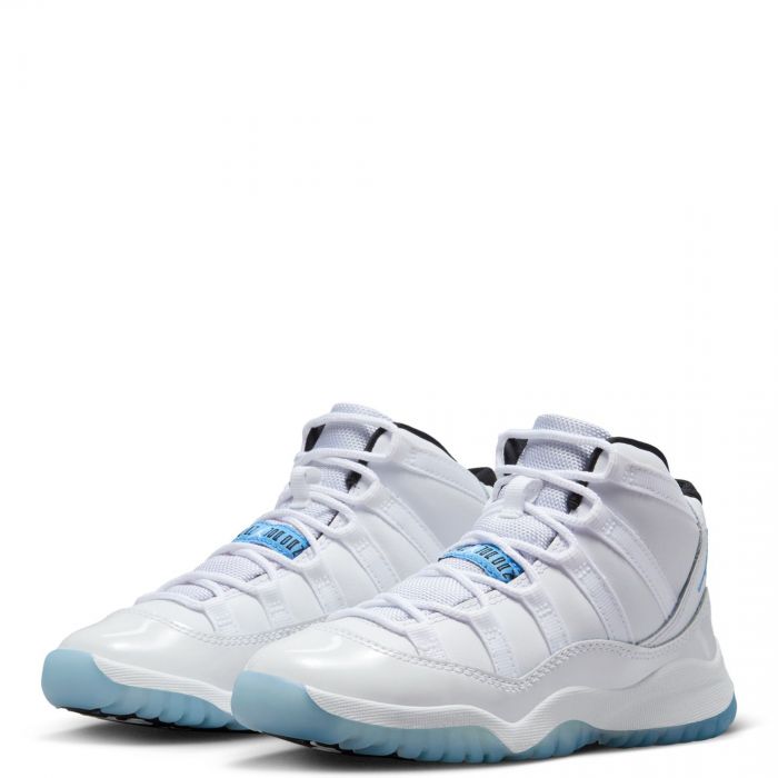 Pre-School Air Jordan 11 Retro White/Legend Blue-Black