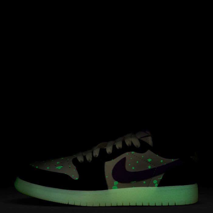 Pre-School Jordan 1 Retro Low Black/Black Raspberry-Volt Tint