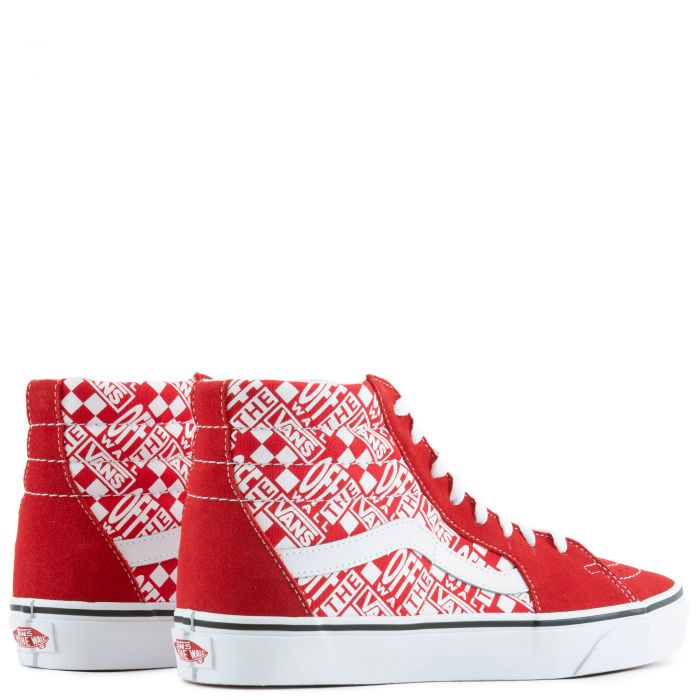 Off The Wall Sk8-Hi Chili Pepper/Racing Red