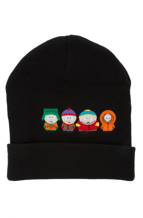 The HUF x Southpark Kids Beanie in Black Black
