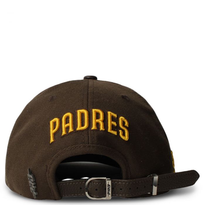 San Diego Padres Strapback Hat  Brown