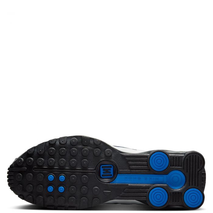  Shox R4 WHITE/METALLIC SILVER-RACER BLUE