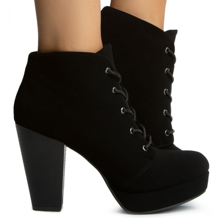 Agenda-S Heeled Bootie Black