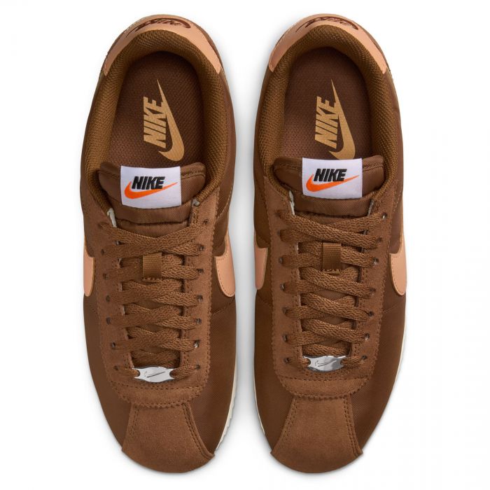  Women's Cortez Textile Lt British Tan/Orange Chalk-Sail