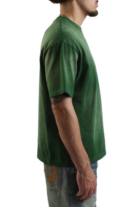 Faded Helmet T-Shirt (Crop Fit) Green
