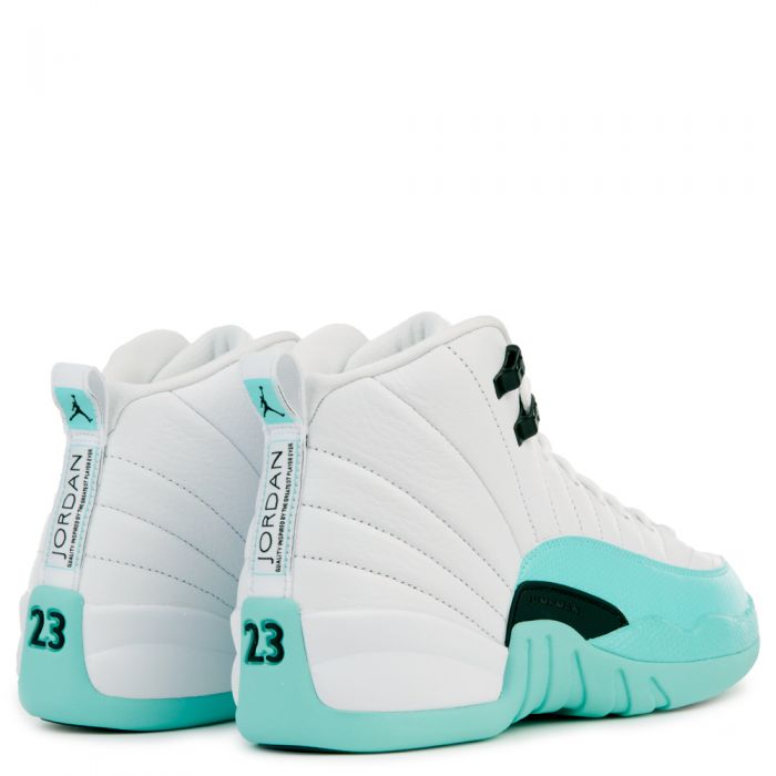 AIR JORDAN 12 RETRO (GG) WHITE/BLACK-LIGHT AQUA