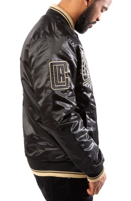 Los Angeles Clippers Jacket Black/Gold