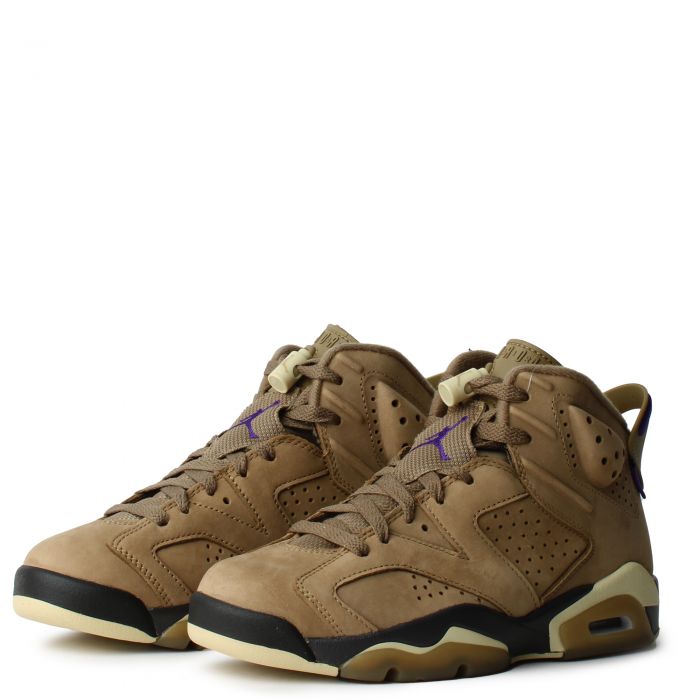 Air Jordan 6 Retro GTX Brown Kelp/Team Gold-Shadow Brown