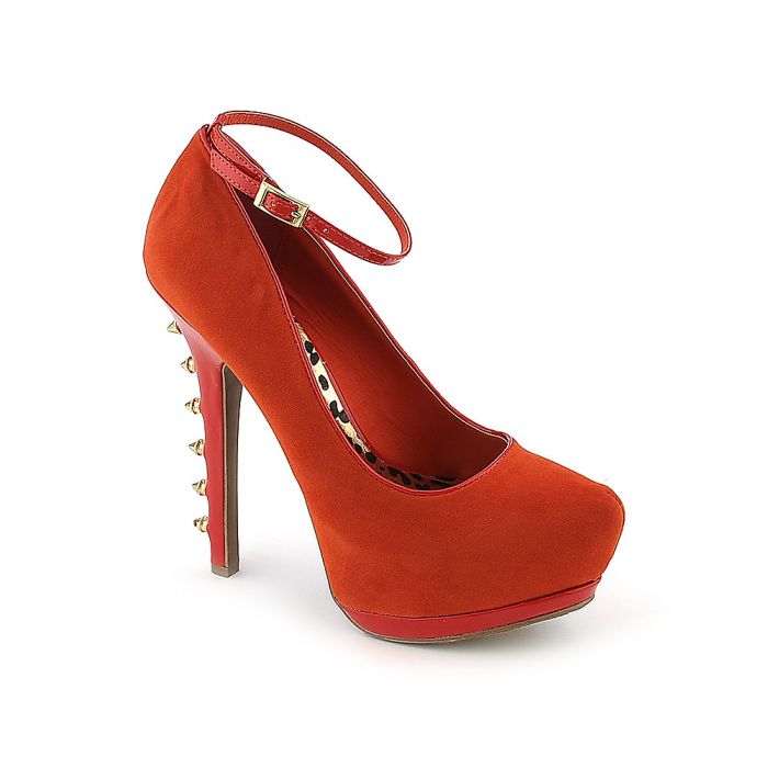 Women's High Heel Dress Shoe Notorious Tangerine