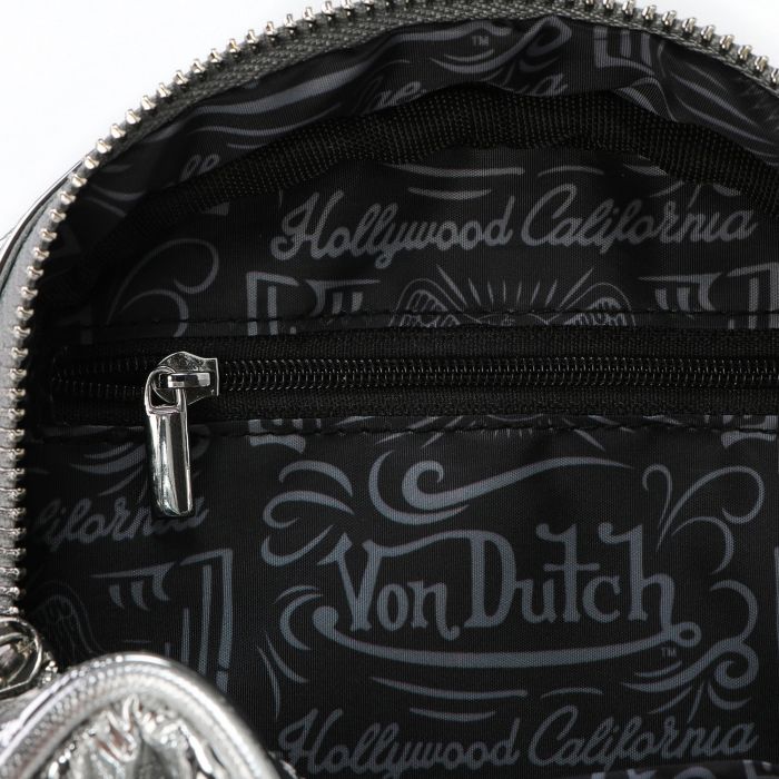 Von Dutch Reflective Bowling Bag  Silver