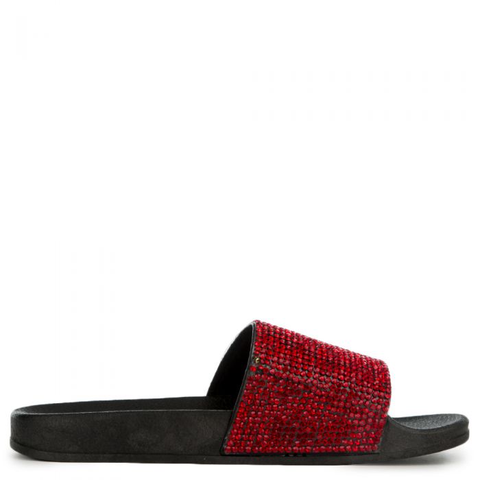 Cape Robbin Moira-67 Women's Red Slides Red