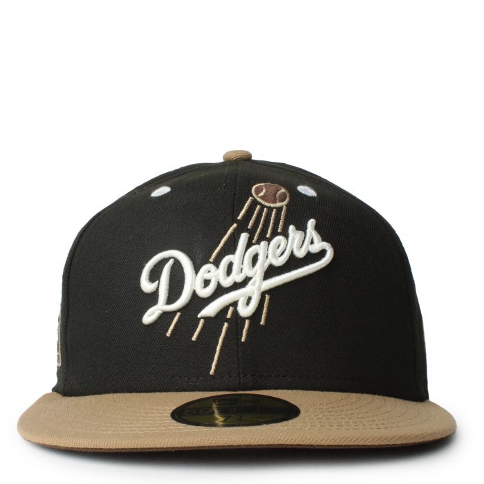 NEW ERA CAPS Los Angeles Dodgers Khaki 59Fifty Fitted Hat 70782454 - Shiekh