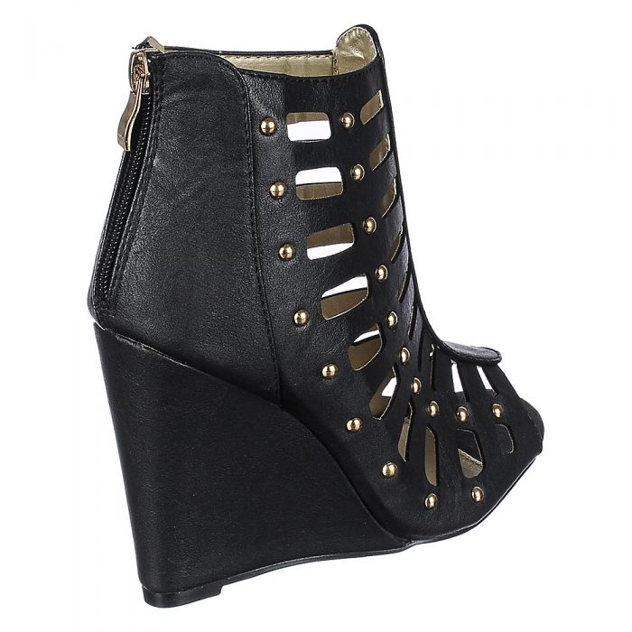 Women's Donya-07 Wedge Heel Black