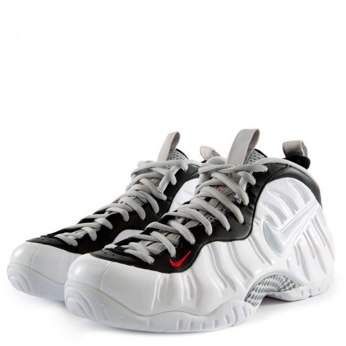 Air Foamposite Pro White/White-Black-University Red