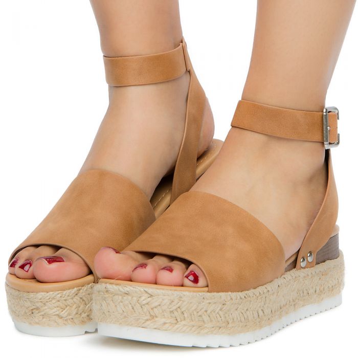 Women's Platform Sandal TAN NBPU