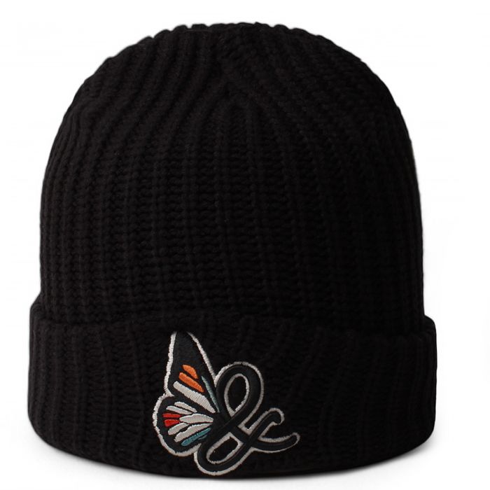 Mitchell Ness x Waraire Knit Hat Black