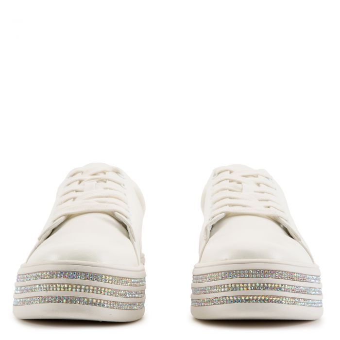 Como-4 Platform Sneakers White