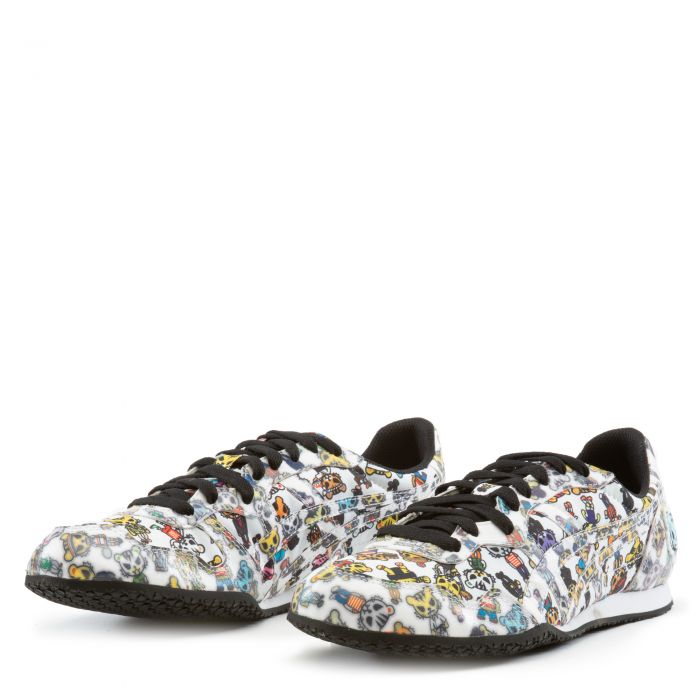 Onitsuka Tiger for Women: Serrano All Over/White Sneakers Multi