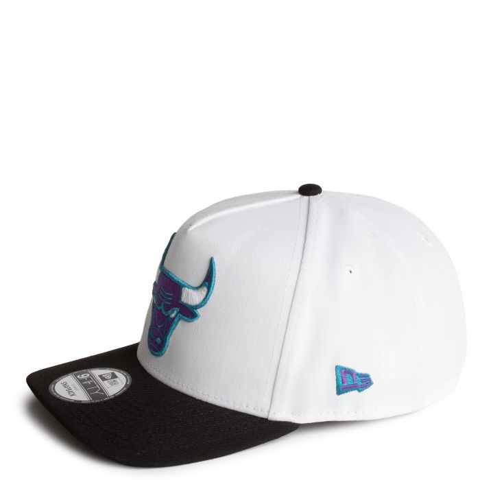 NBA Chicago Bulls 9FIFTY A-Frame Snapback  White/Purple