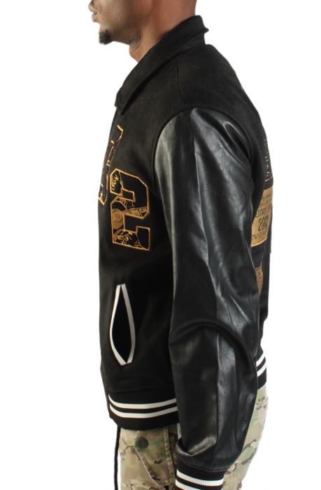 TR Varsity Jacket  Black/Gold