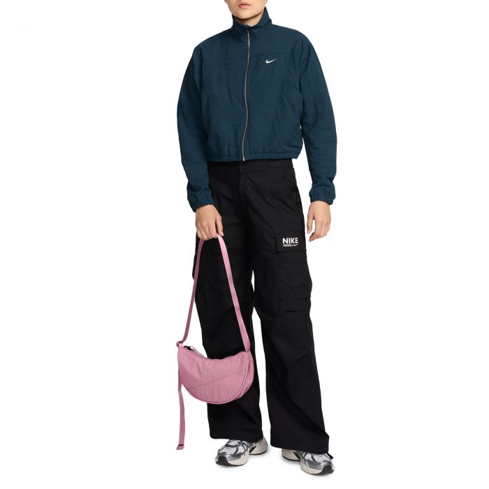 Aura Crescent Crossbody Bag (4L) Elemental Pink/Matte Silver