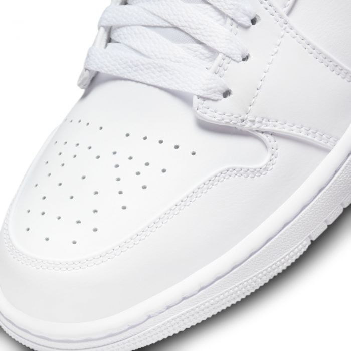 Air Jordan 1 Mid White/White-White