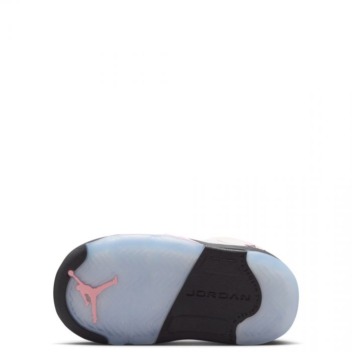 Toddler Air Jordan 5 Retro 'Medium Soft Pink' White/Med Soft Pink-Black