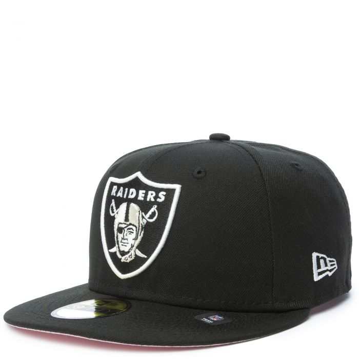 Official New Era Las Vegas Raiders NFL Blooming Black 59FIFTY Fitted Cap  B4993_AIS B4993_AIS