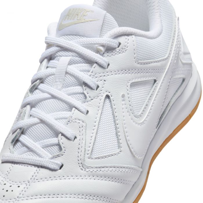 Grade-School Gato White/White-Gum Light Brown-White