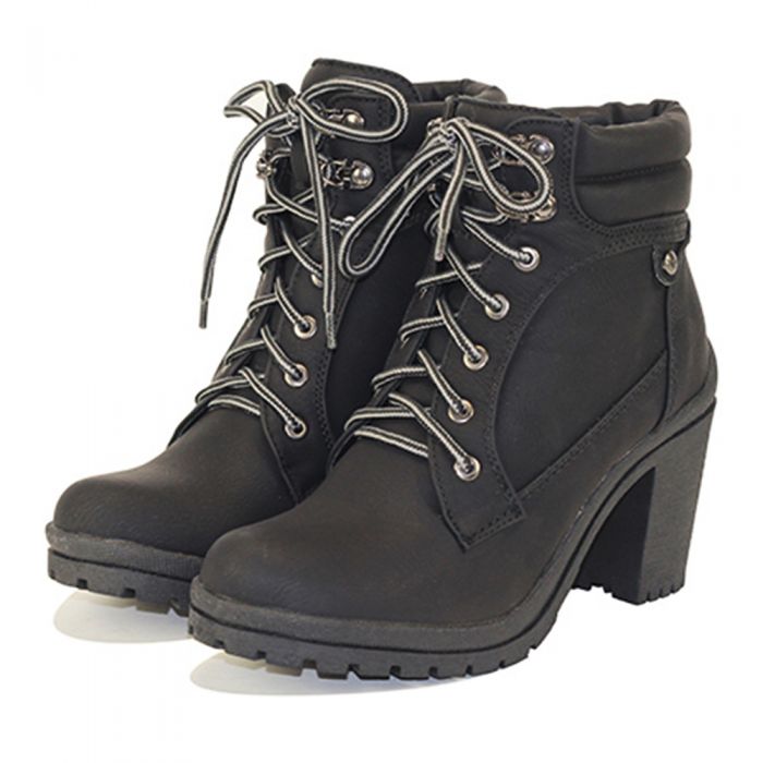 women's low heel formal ankle boots