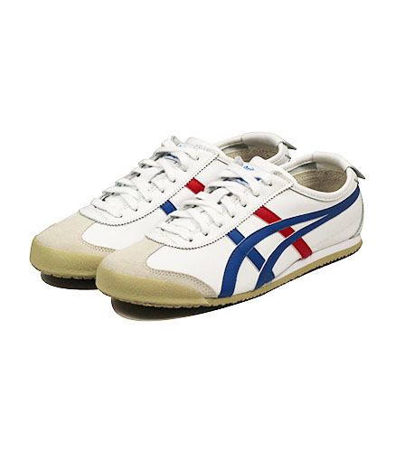 ONITSUKA TIGER Unisex: Mexico 66 , Blue, & Red Sneaker DL408