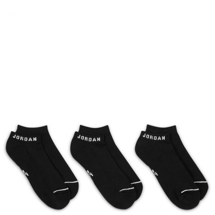 Everyday No-Show Socks (3 Pairs) Black