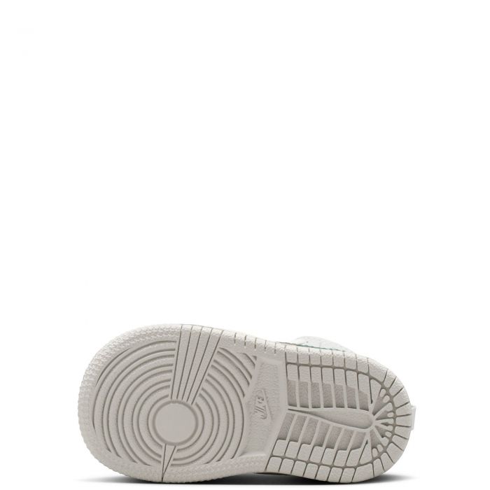 Toddler Jordan 1 Mid SE White/Oxidized Green-Sail-Neutral Grey