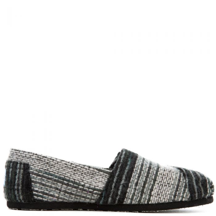 Classic in Black Stripe Wool Black