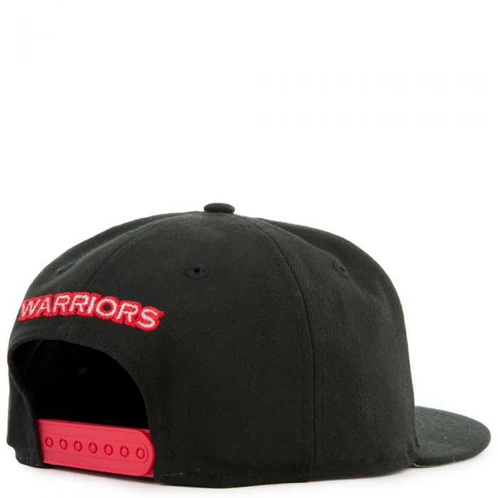 GOLDEN STATE WARRIORS SNAPBACK BLACK/GREY/RED