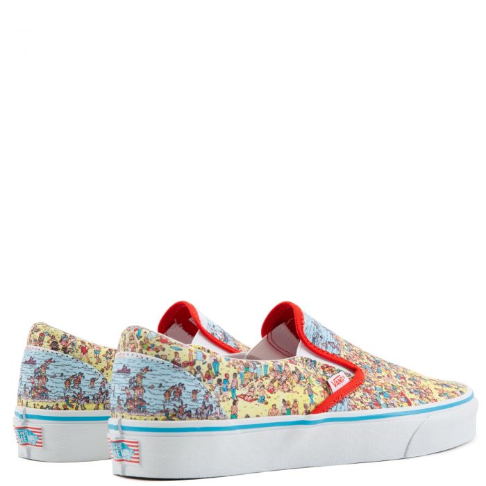 Vans x Where's Waldo? Classic Slip-On Find Steve/Beach