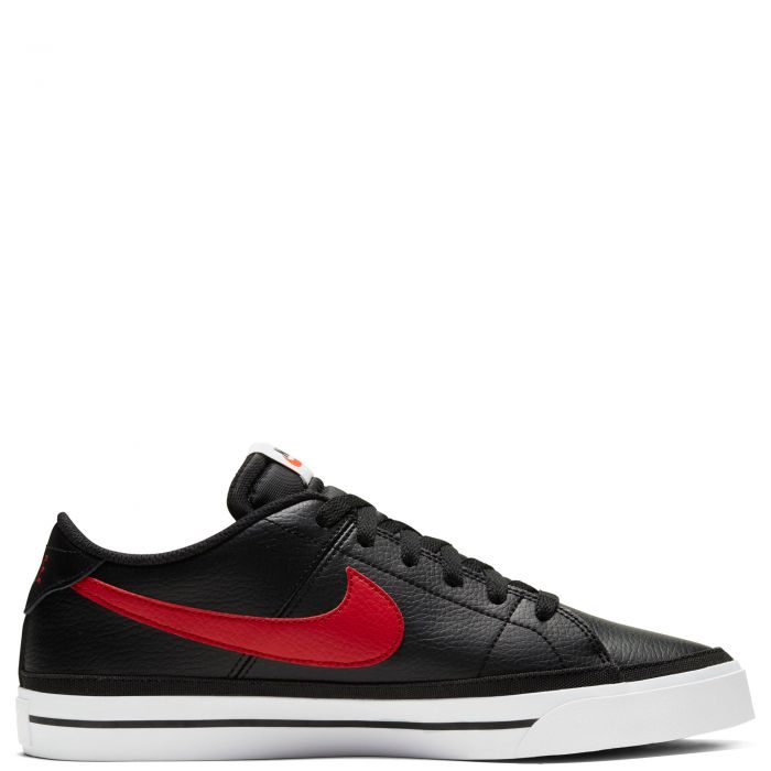 nike court legacy black red