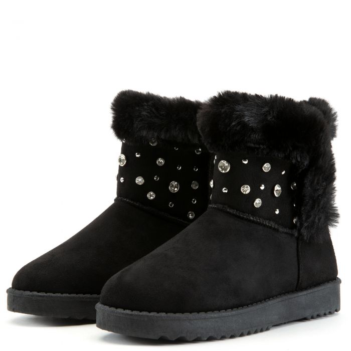 Annie-12 Ankle Booties Black