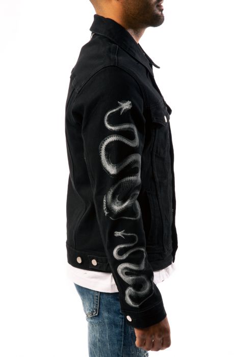 Huntington Denim Jacket Black