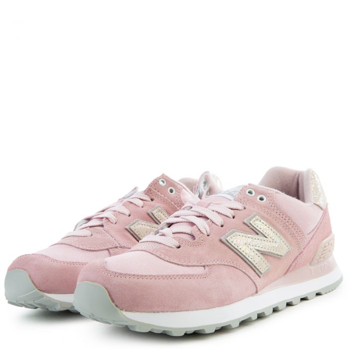 Women's 574 Shattered Pearl Sneaker Faded Rose/Overcast