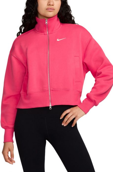 Sportswear Phoenix Fleece Oversized Track Jacket Aster Pink/Sail