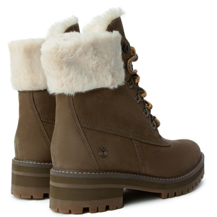 Courmayeur Valley 6'' Waterproof Faux Fur Wp Olv/Canteen