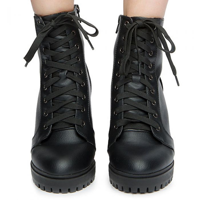 Balboa-S Lace Up Booties BLACK