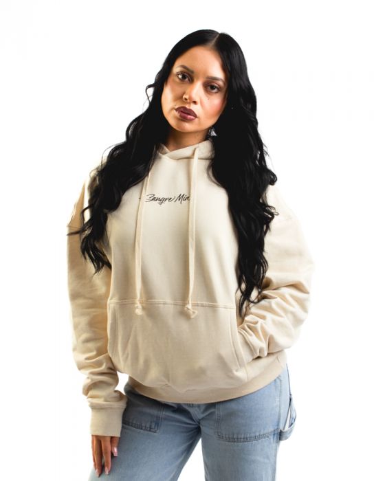 Hecho Con Amor Hoodie Cream