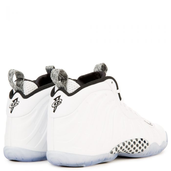 nike little posite one white and black