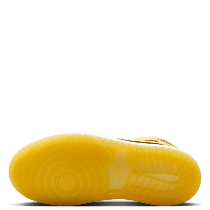 Pre-School Jordan 1 Mid SE BLACK/VARSITY MAIZE-WHITE