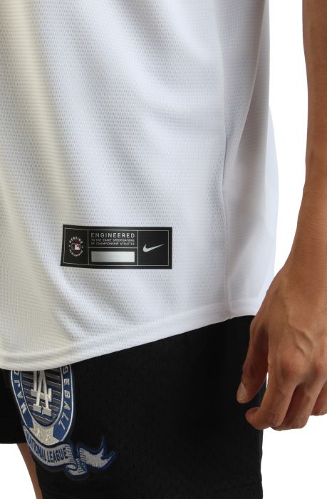 MLB Los Angeles Dodgers Yamamoto Kanji Letters Jersey  White