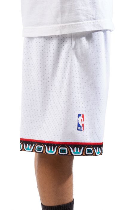 Vancouver Grizzlies Swingman Shorts White