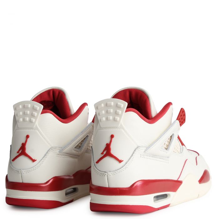 Air Jordan 4 Retro Valentine's Day  Pale Ivory/Sierra Red-Tough Red